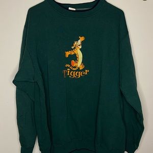 Vintage Disney Tigger Pooh Oversized Sweatshirt